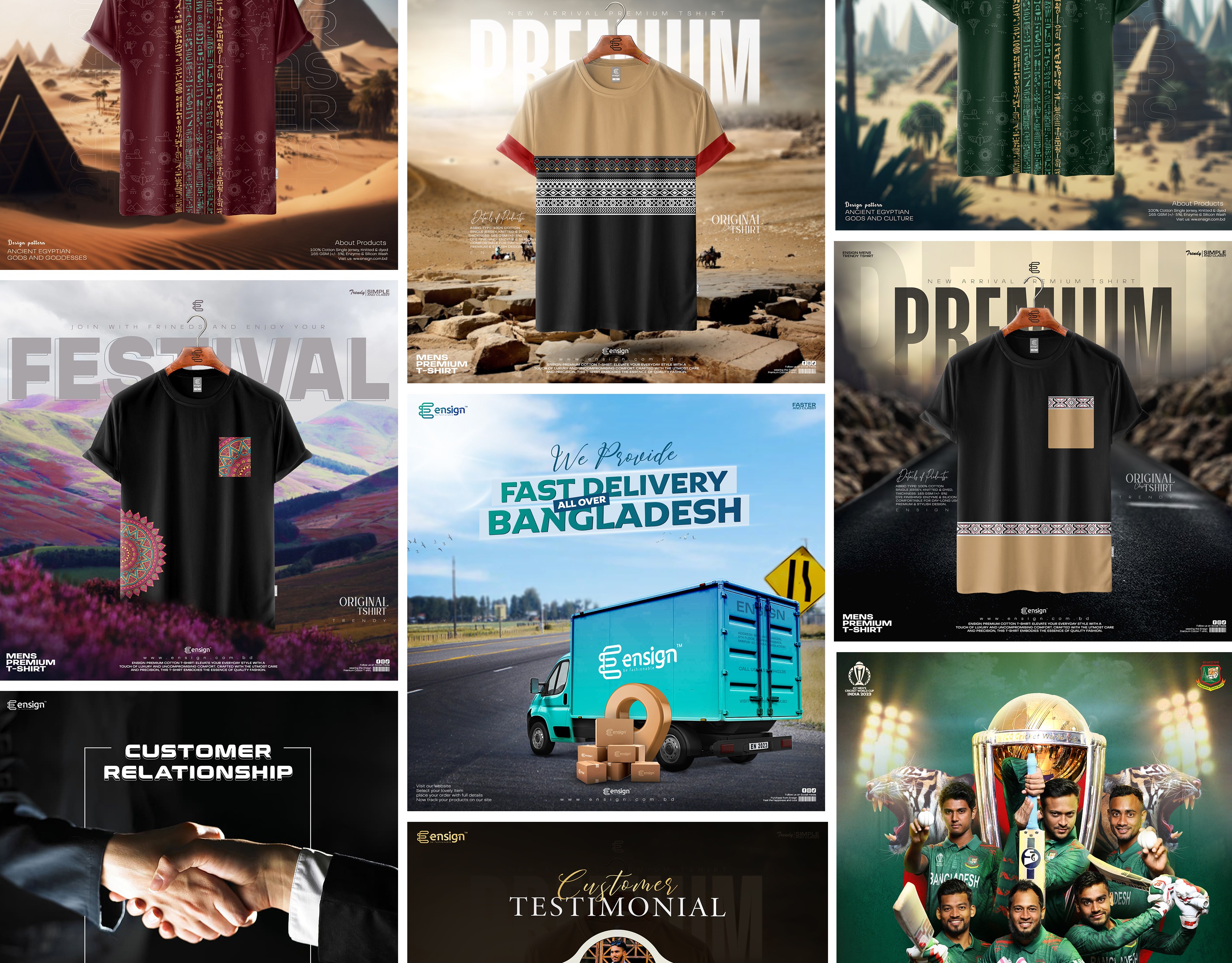 Ensign T-shirt Social Media Design